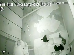 NEW Girl letting her puppies lick her